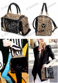 Bolsa Leopard Fur