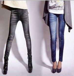 Legging falso jeans