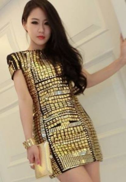 Vestido Ouro