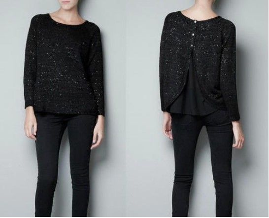 Blusa tricô inspiração