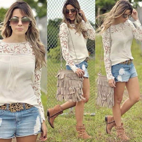 Blusa White Renda