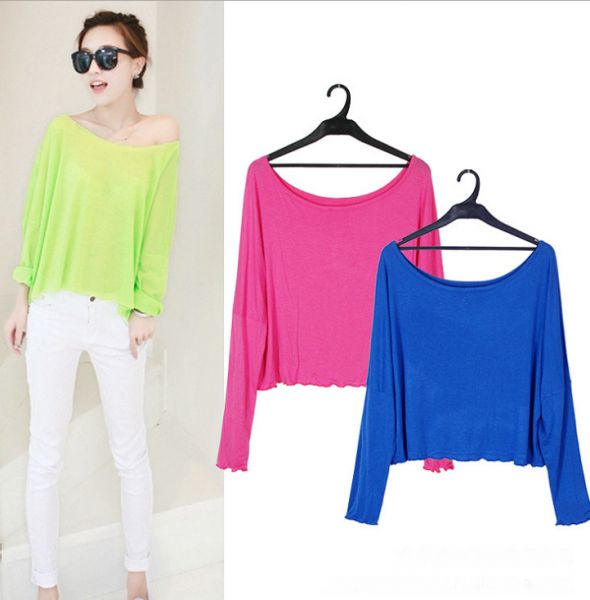 Blusa Cores fluorescentes