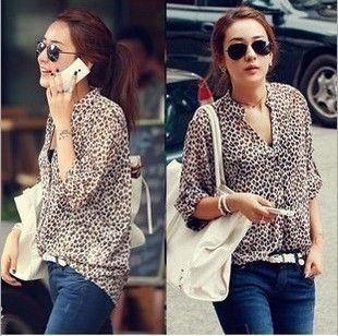 Blusa leopard Print